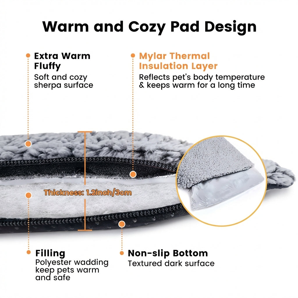 WinterPaw™ Self-Heating Pet Pad for Dogs & Cats